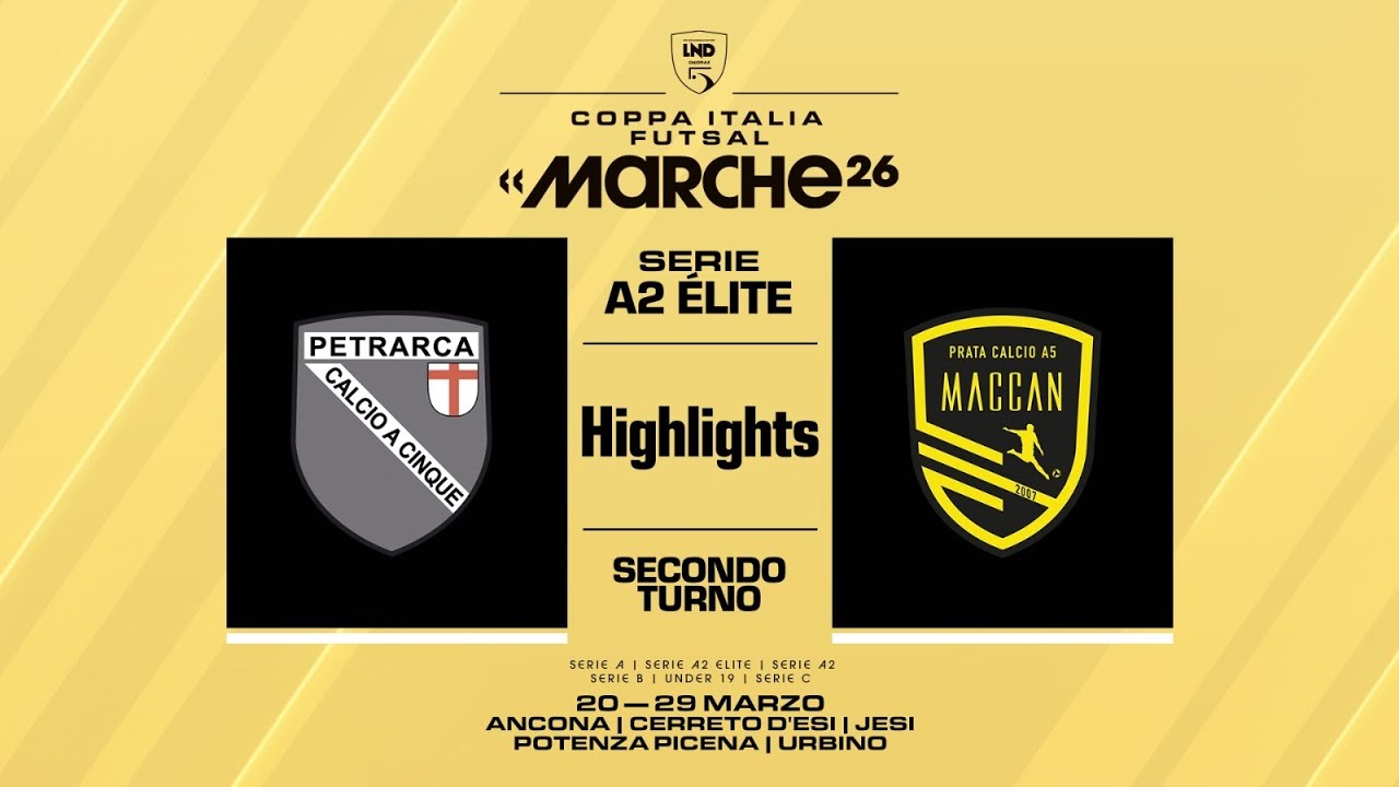 Vinumitaly Petrarca-Maccan Prata 4-0 | Gol e HL | Coppa Italia Serie A2 Élite 25/26 | 2° turno