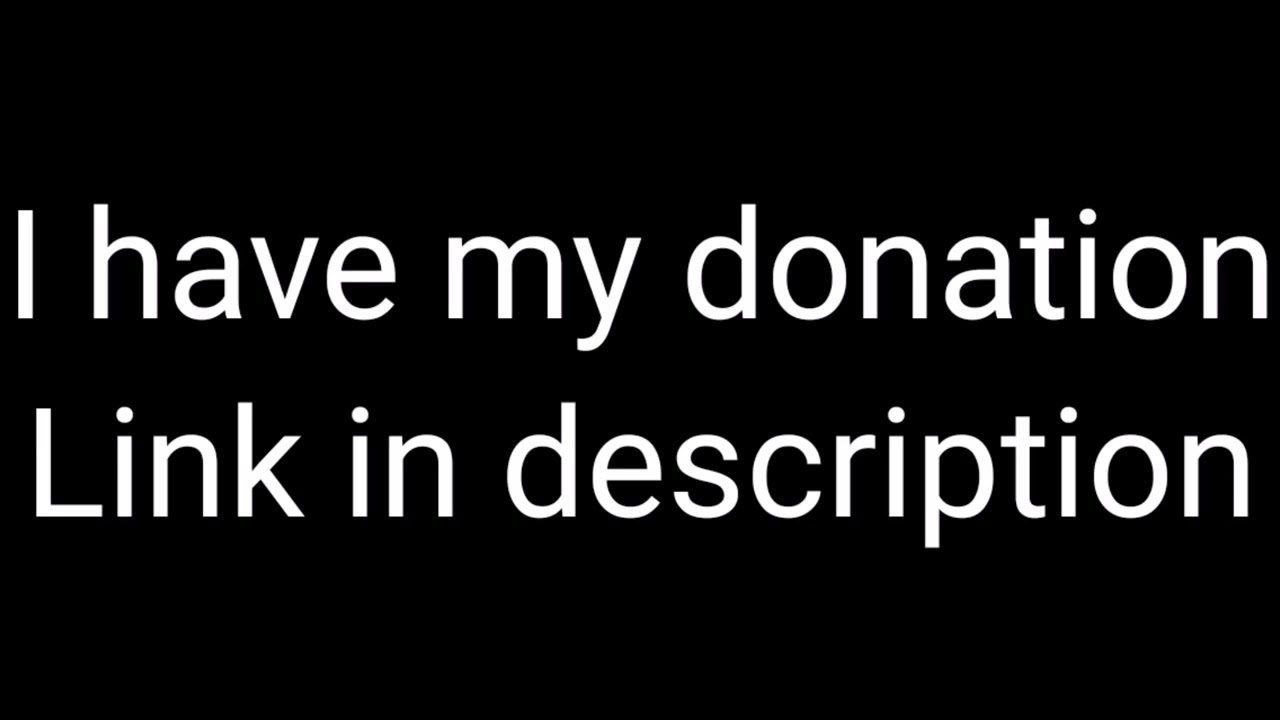 My donate
