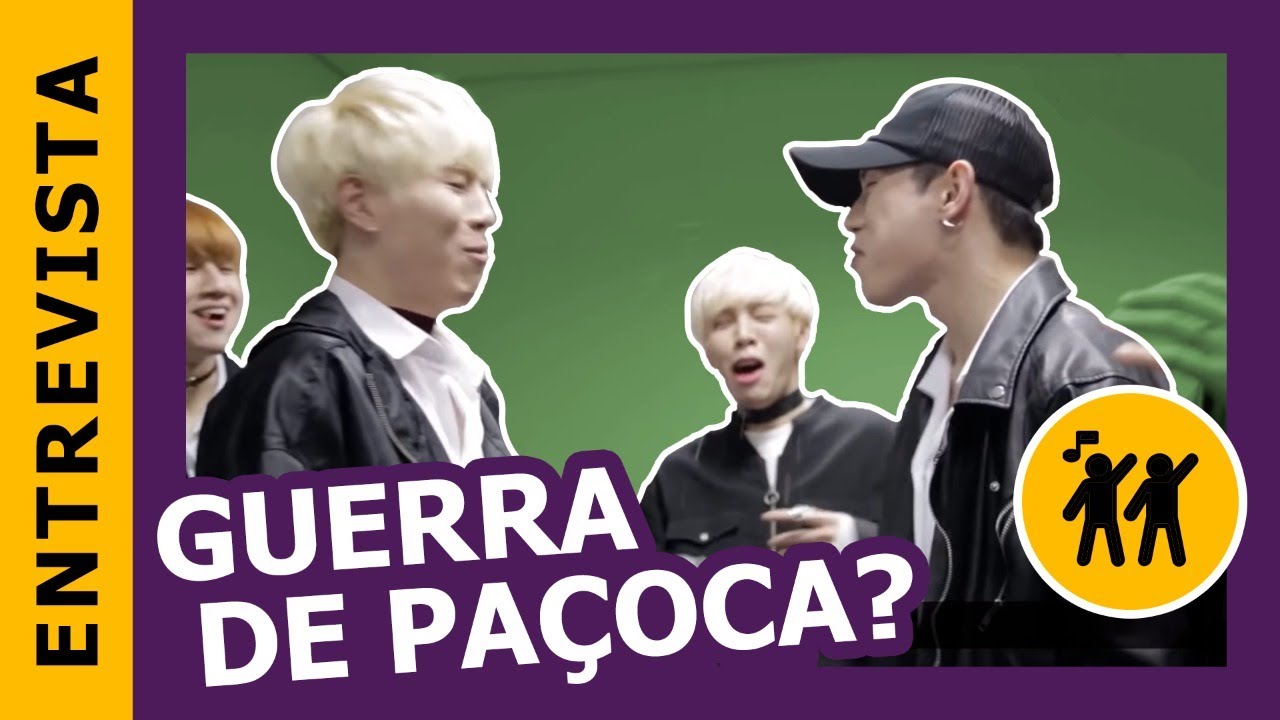 24K no Brasil: Dança das cadeiras + Guerra de paçoca| Kpop idols play with brazilian songs [ENG/ESP]