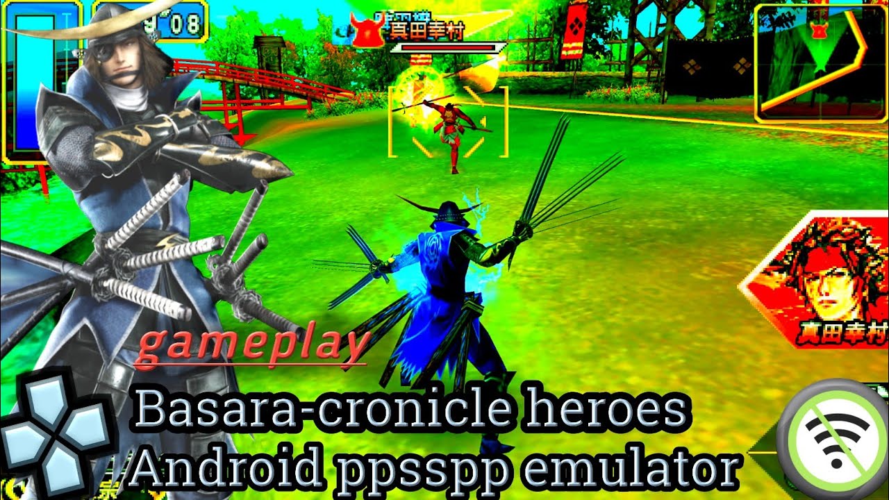 Game ppsspp Basara-Cronicle Heroes Android  Gameplay