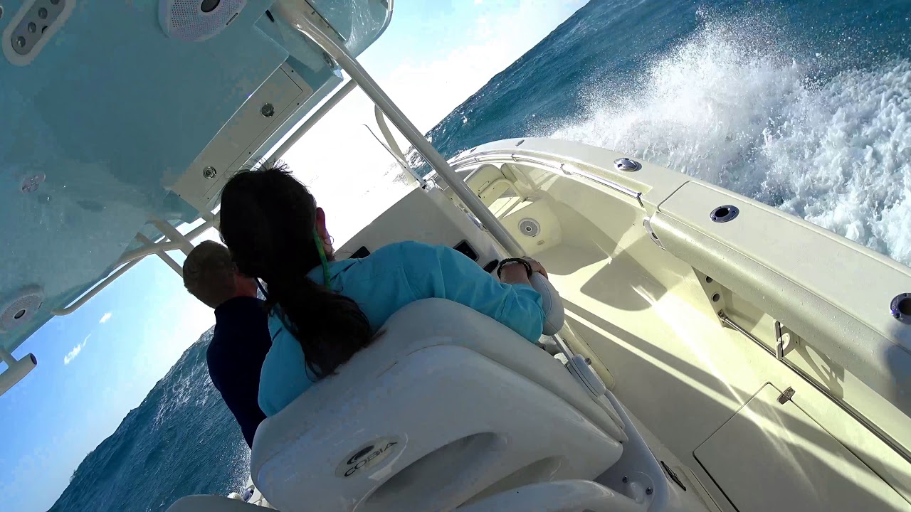 Cobia 261 CC Sea Trial out of Boynton Inlet