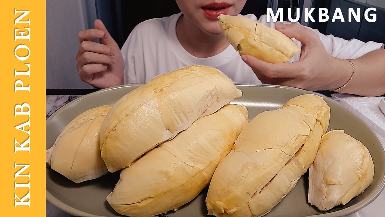 กินโชว์ | กินทุเรียนหมอนทอง 4กิโล ลูกแรกของปี😋 [ASMR Mukbang] กินกับเพลิน