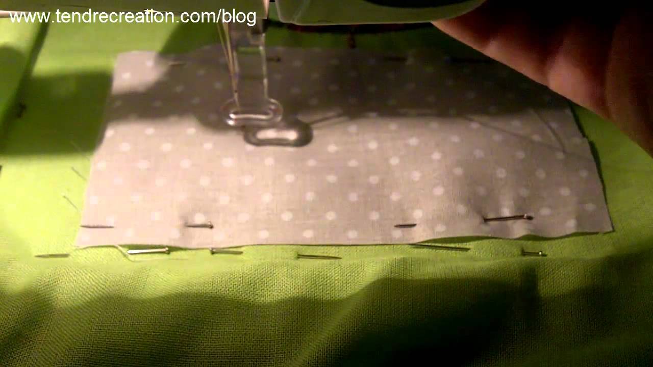 Tuto Appliqué motif broderie chariot de bonbons