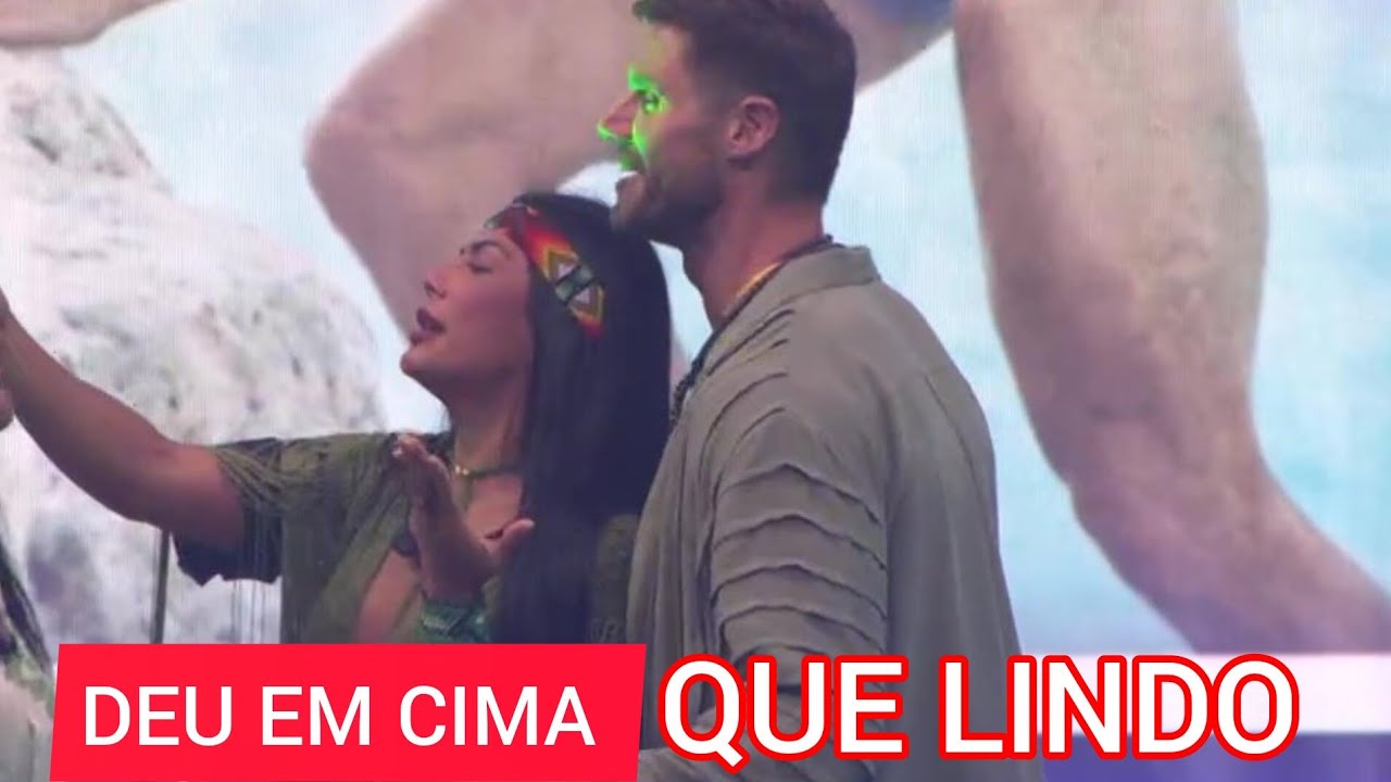 MARCIELE D&Aacute; EM CIMA DE JONAS NA FESTA E OS DOIS FICAM EM CLIMA QUENTE 'QUE LINDO HOU L&Aacute; EM CASA
