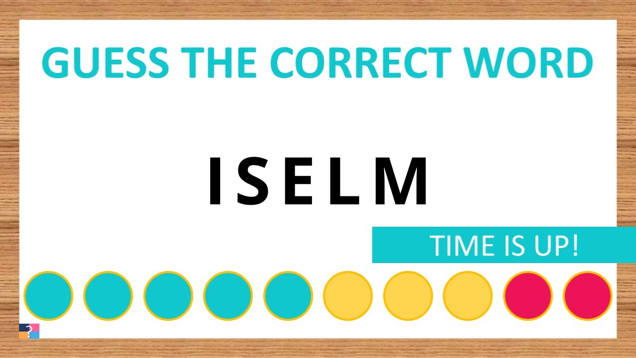 [Scrambled Word Game] Can You Unscramble These Words? 5 Letters