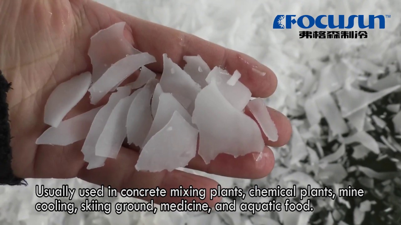 Large capacity fresh water flake ice machine (20 tons/day)