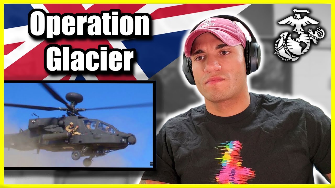 Marine reacts to Operation Glacier (Rescue using Apache helicopter)