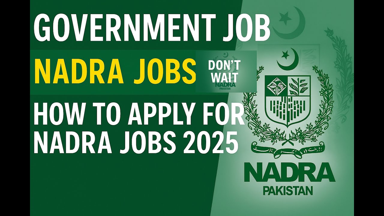 How to Apply for NADRA Jobs Online via Pak ID App | Step-by-Step Guide 2025