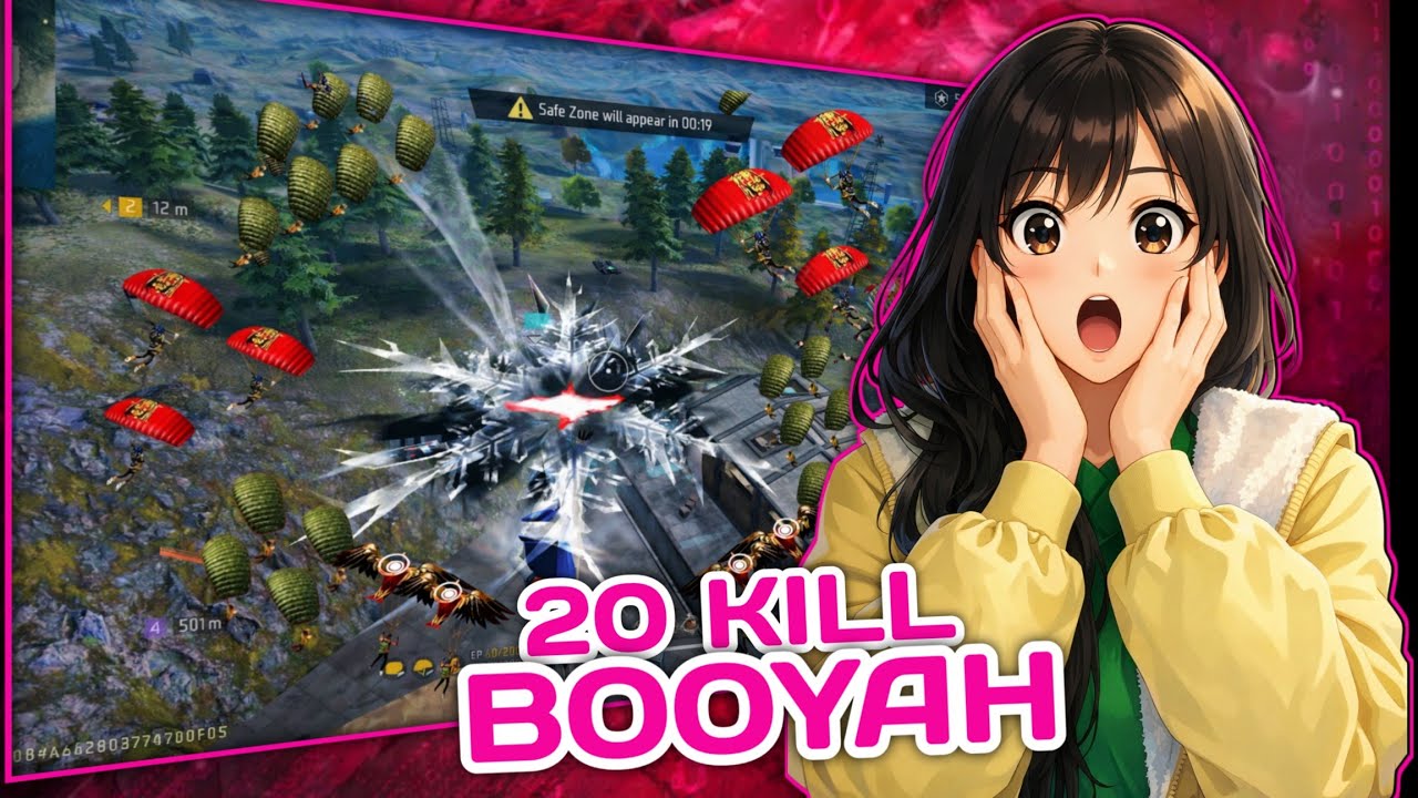 20 Kill🔥 Easy Booyah 🤣 M1014 & Scar 99% Bodyshot Rate 😱 What A Combination 🔥📸🥵