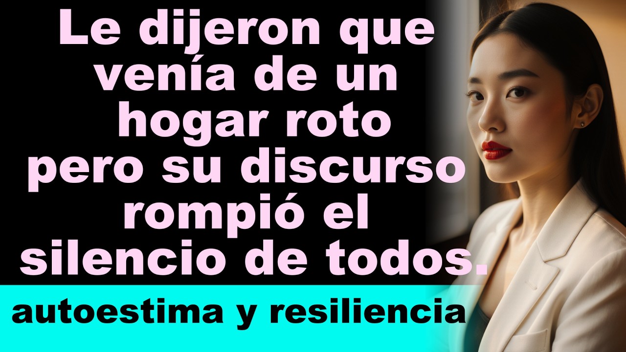 “Los hogares imperfectos no crean personas rotas” | El discurso que dejó a todos en silencio
