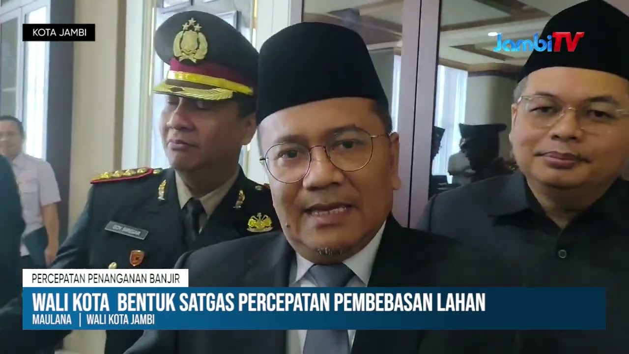 PERCEPATAN PENANGANAN BANJIR, WALI KOTA BENTUK SATGAS PERCEPATAN PEMBEBASAN LAHAN