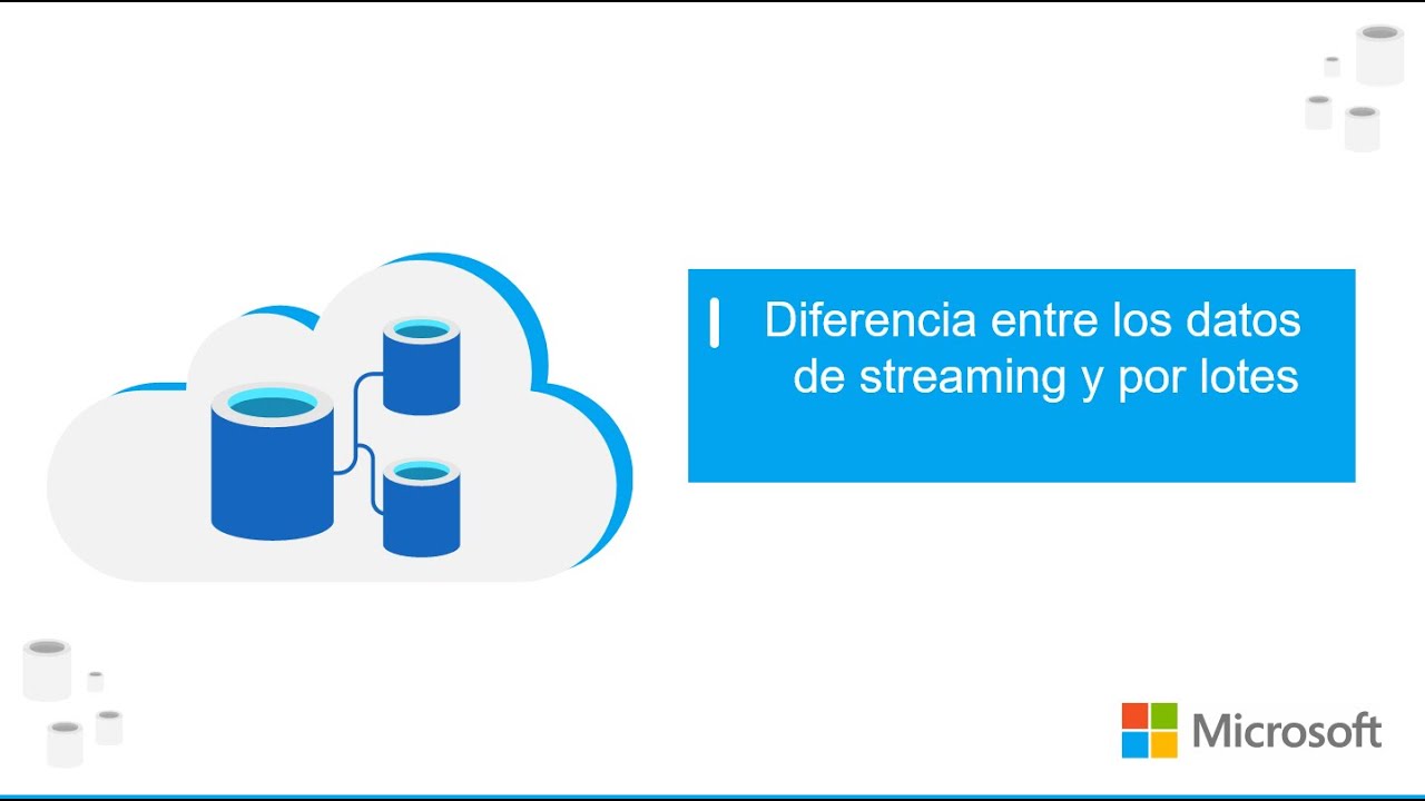 Descripci&oacute;n la diferencia entre lotes (batch) y streaming data