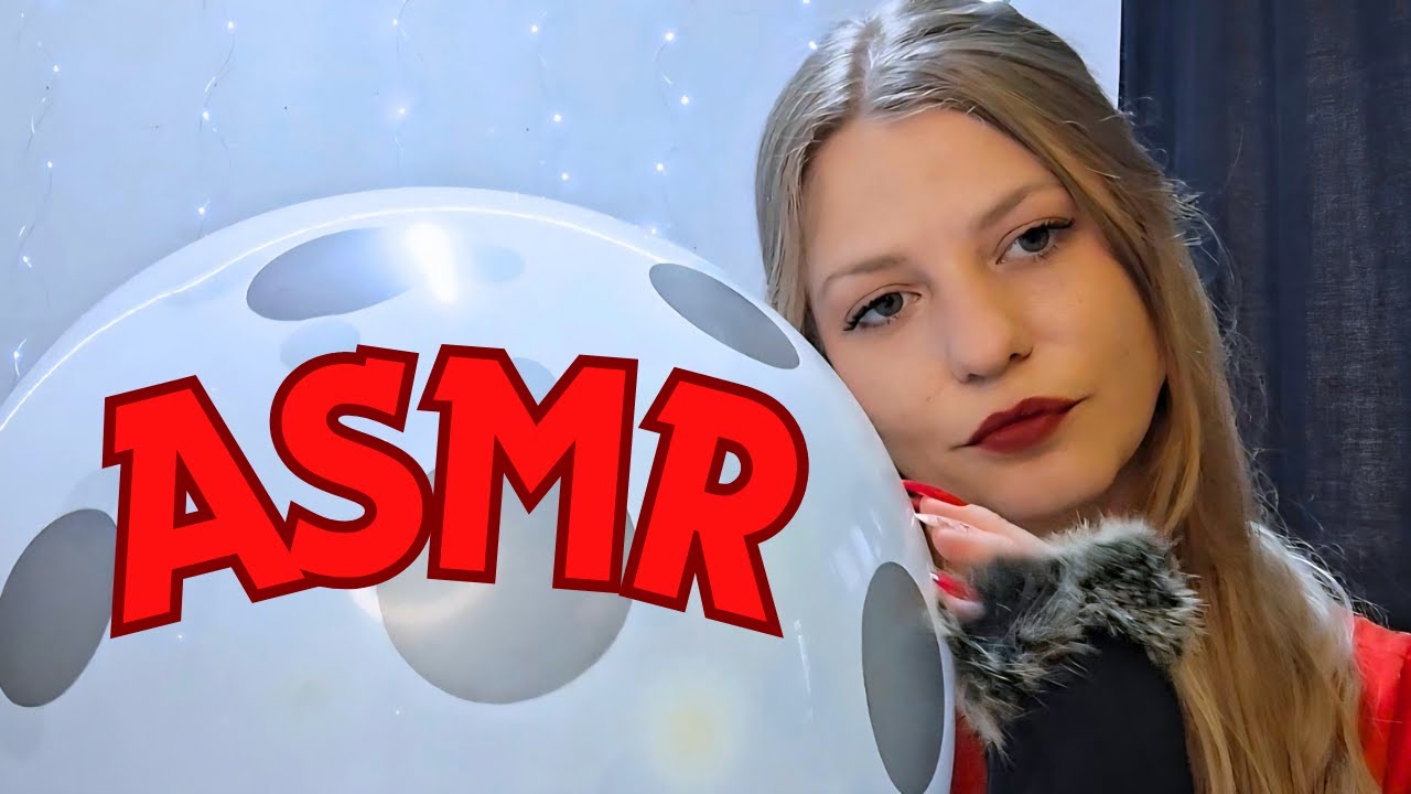 ASMR Relaxing & Sleepy Balloon Sounds 💤 Brushing, Tapping & Gentle Touch
