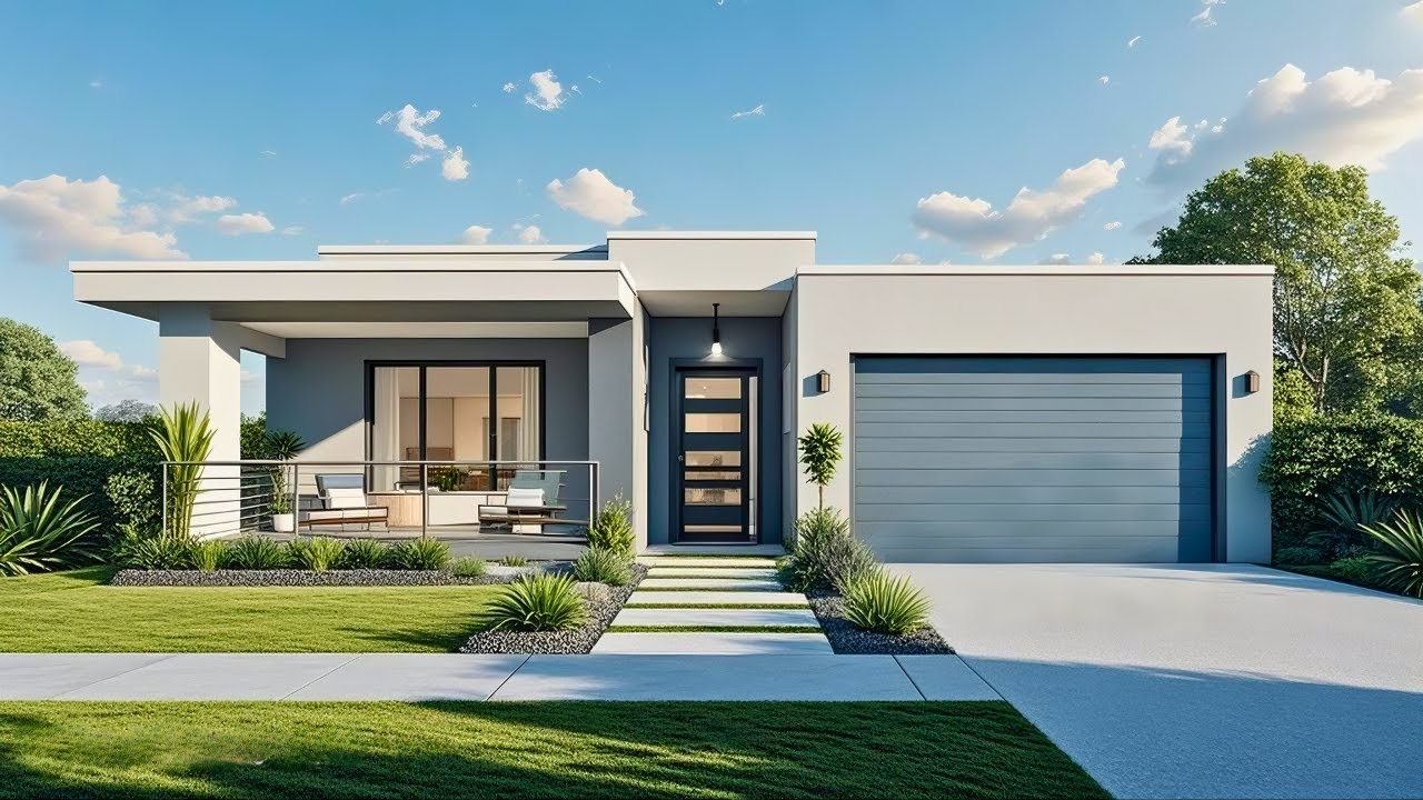24 Modern Small House Design Ideas with Amazing Garage Designs!