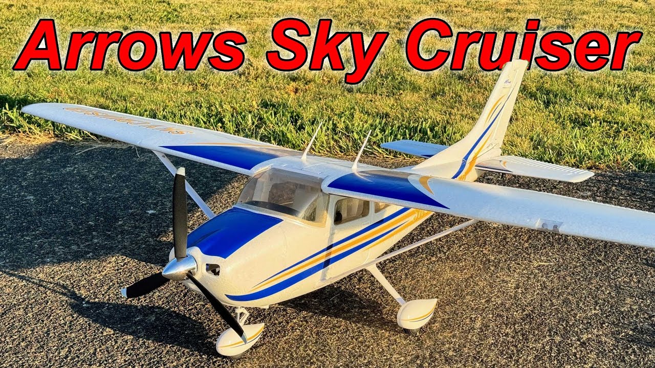 MAIDEN FLIGHTS Arrows 1400mm Sky Cruiser PNP with Vector Flight Stabilization System @arrowsrc5947