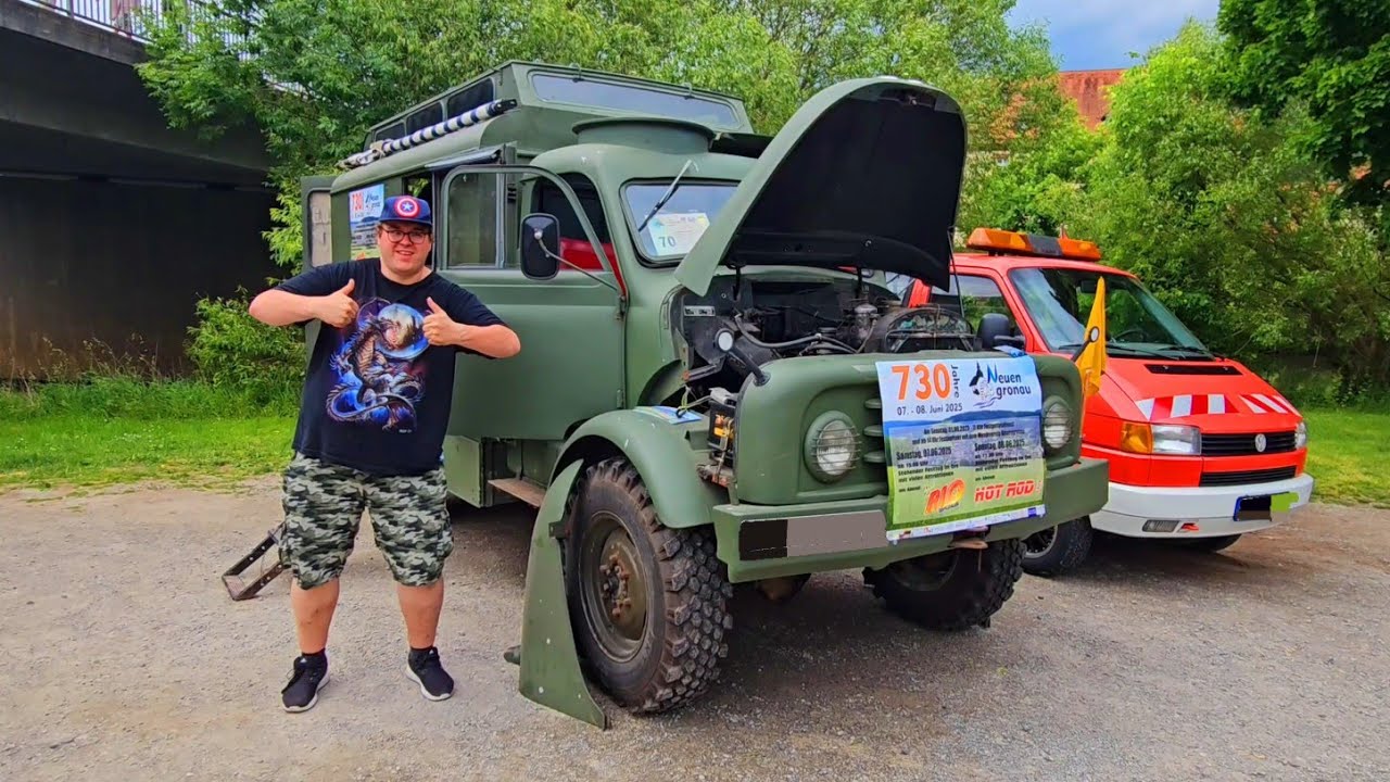 Hanomag AL28 Oldtimer Lkw Geländewagen 4. Oldtimer Treffen Gemünden am Main 2025