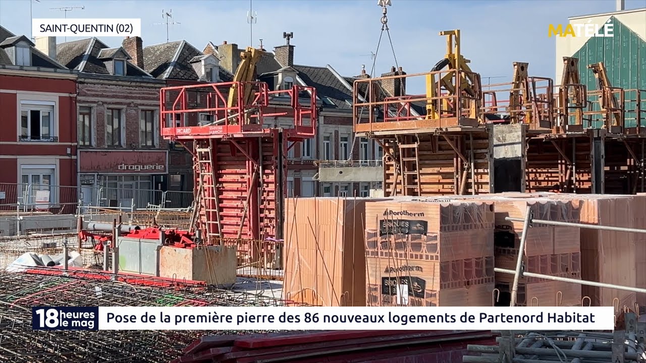 VIE LOCALE : Friche Nouvelle à Saint-Quentin - Construction de 86 logements par Partenord Habitat