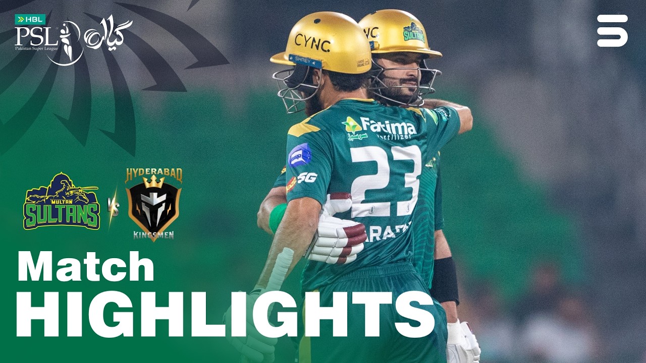 Multan Sultans vs Hyderabad Kingsmen | Match 8 Highlights | HBL PSL 11 | MZB1T