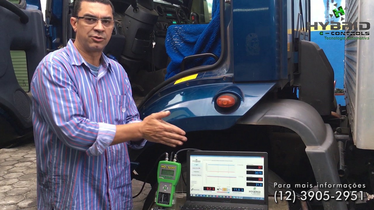 [Vídeo 20] -NOx Tester - Testando a eficiência do catalizador com duas sondas via software