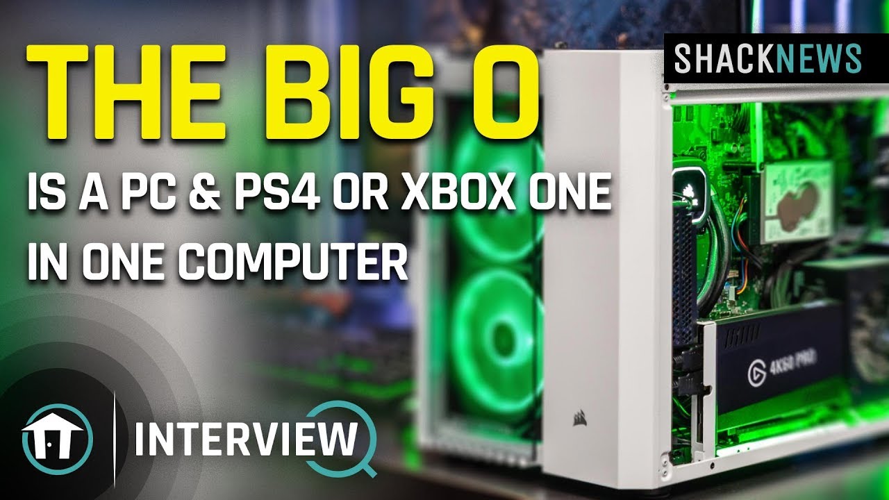 The Big O is a PC & PS4 or Xbox One in one Computer