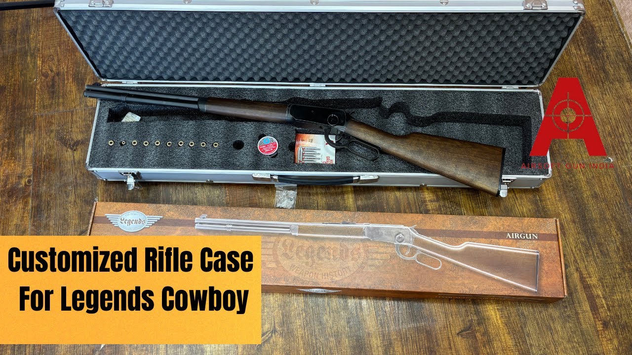 Customized Rifle Case for Legends Cowboy Lever Action CO₂ Rifle 🇮🇳 Premium Protection | Air rifle 