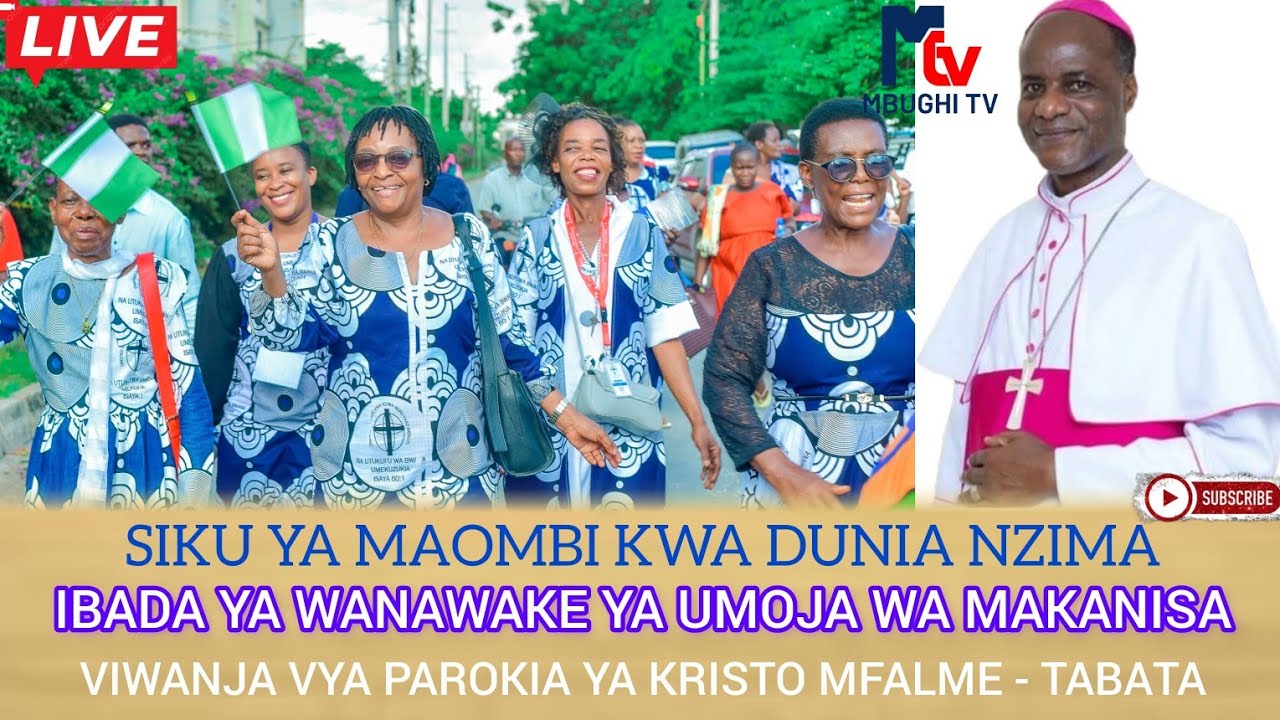#LIVE || IBADA YA WANAWAKE YA UMOJA WA MAKANISA | SIKU YA MAOMBI KWA DUNIA NZIMA -TABATA