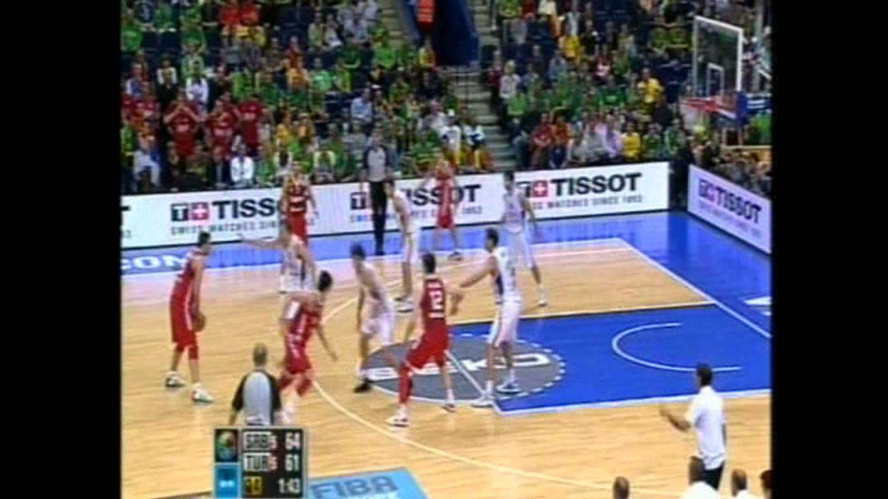 Srbija-Turska 68:67 eurobasket 2011 poslednja 3 minuta Serbia Turkey last 3 minutes