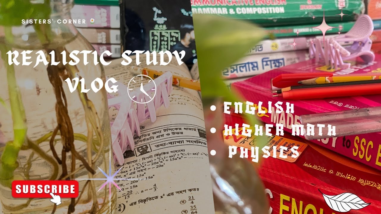 Realistic Study📙 Session| SSC 🧐2027| English, Higher Math☄️ & Physics💥|