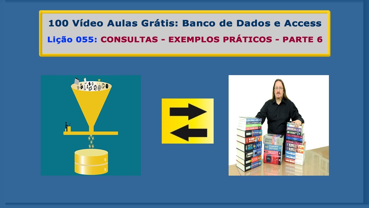 Lição 055 - Curso Gratuito de Access e Banco de Dados - Consultas - Exemplos Práticos - Parte 6