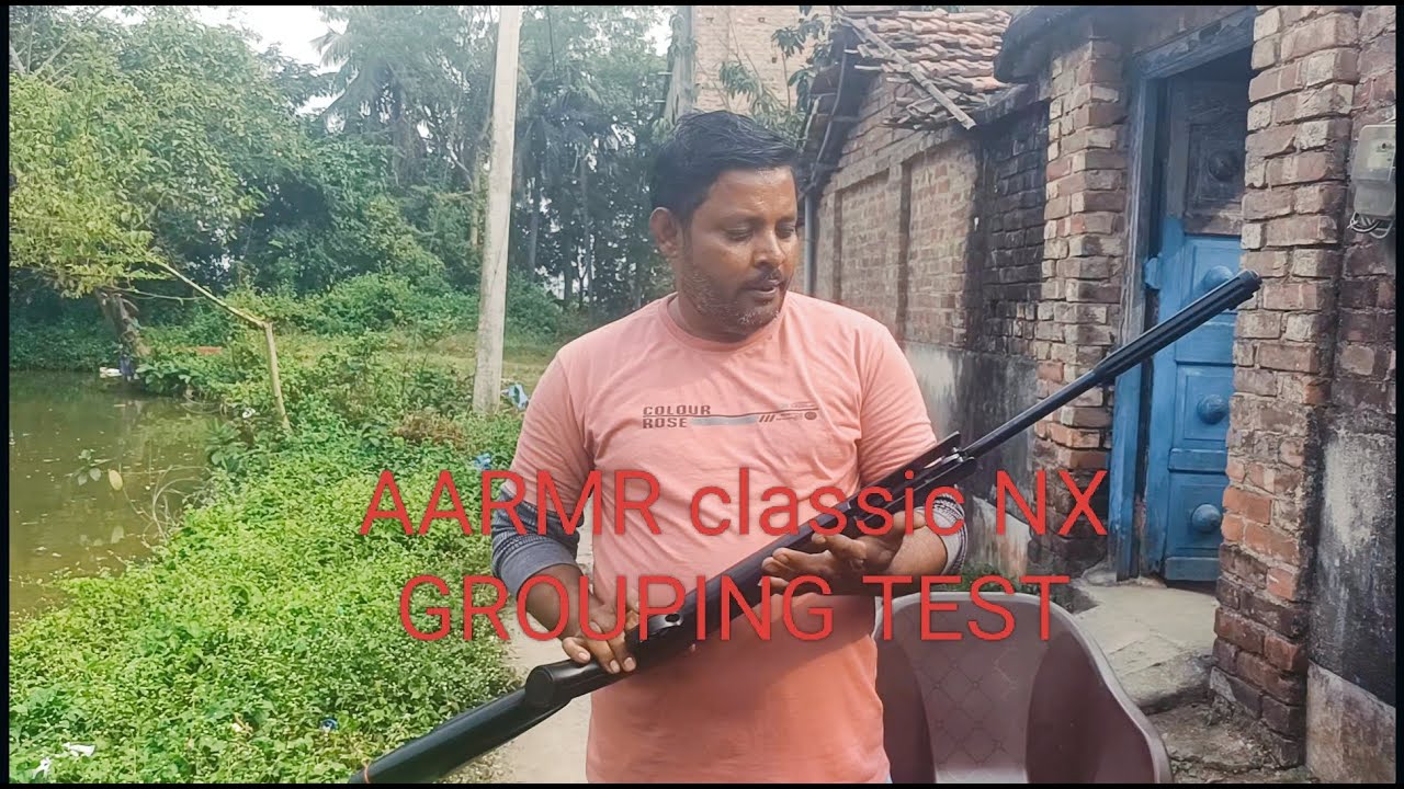 Aarmr classic nx accuracy test ( grouping.test) 20 mtr