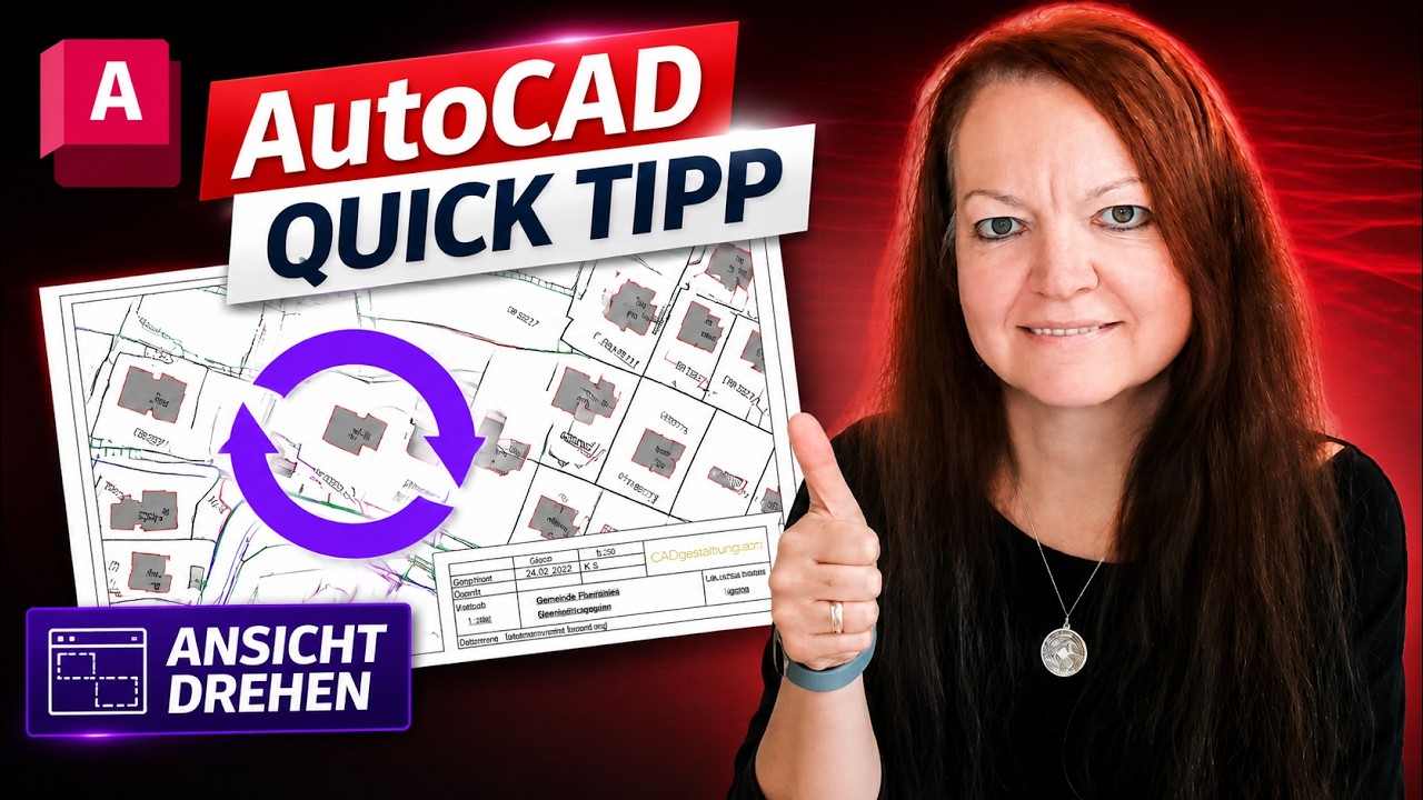 AutoCAD Quick Tipp: Plot Layout Ansichtsfenster drehen