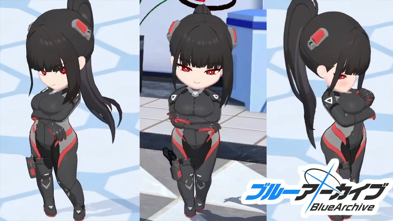 [Blue Archive] Rio (Armed ver.) Assets & Animation Showcase 🍑