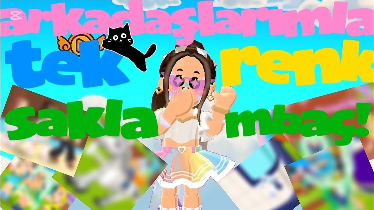 ARKADAŞLARIMLA BERABER SAKLAMBAÇ AMA TEK RENK! | NEFTOSTV | CREATOR | PKXD