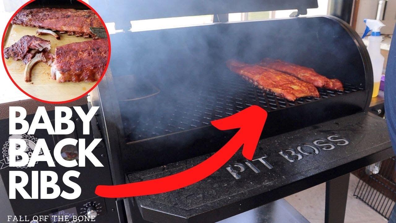 Падение косточек от ребрышек Baby Back на Pit Boss Pro Series