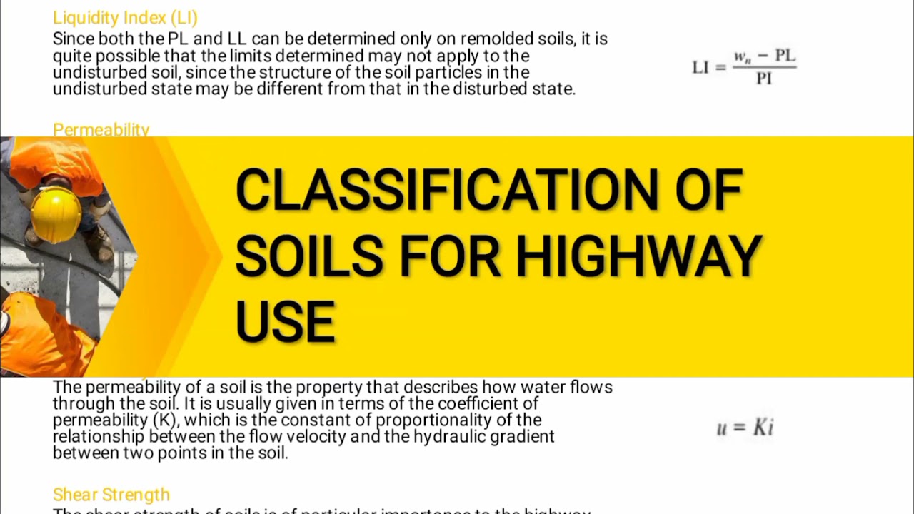 TOPIC 1: SOIL ENGINEERING FOR HIGHWAY DESIGN