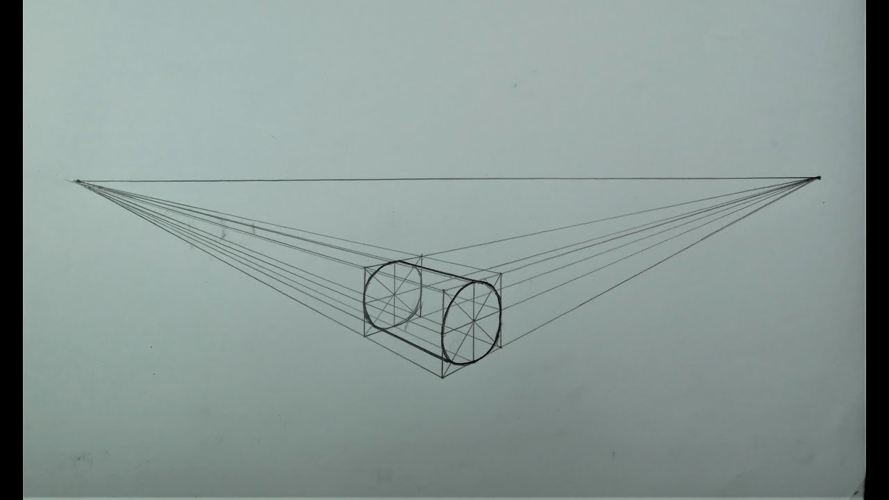 How To Draw a Cylinder in Perspective