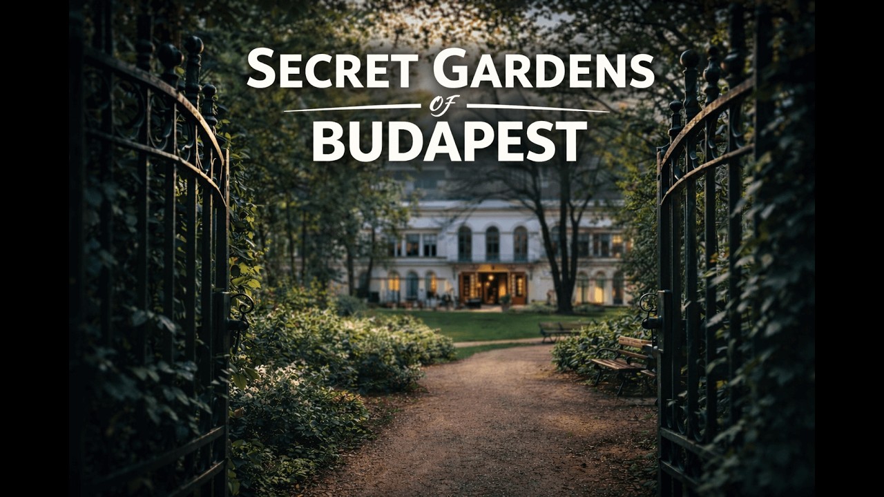 Secret Gardens of Budapest 🌿 | A Peaceful 4K City Walk