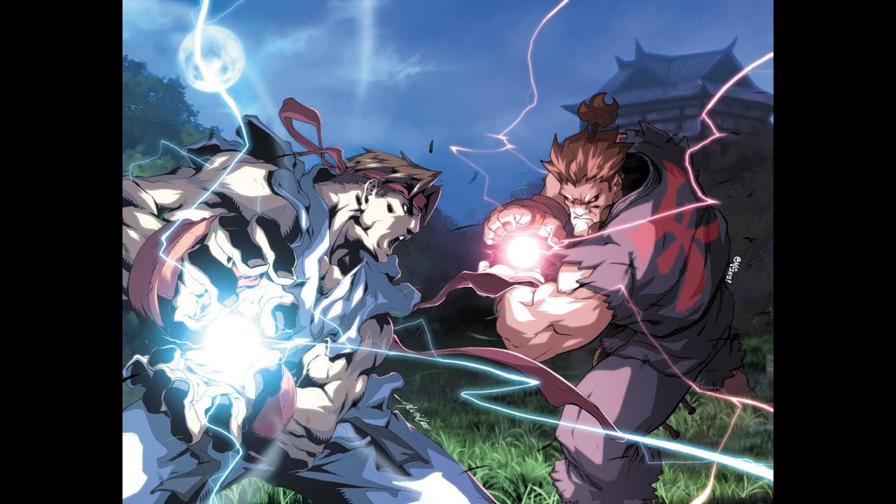 Ryu vs Akuma Animated Sprite Movie