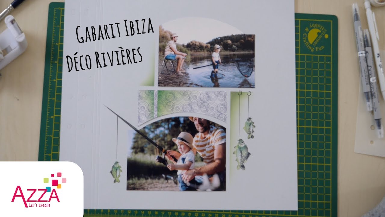 Une Page de Scrap | Gabarit Ibiza | Déco Rivière