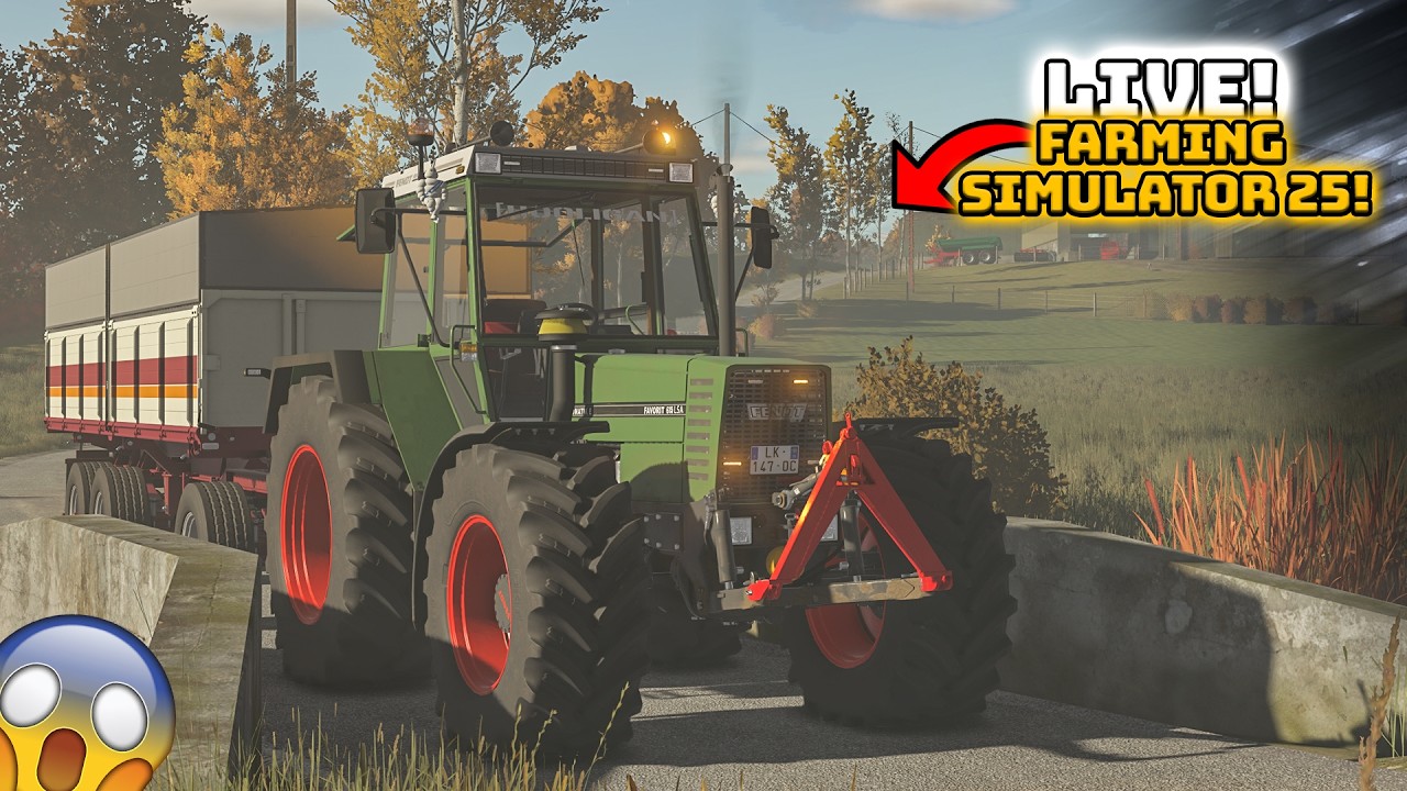 🔴LIVE! - Weekendowe Rozwolnienie🥹 Farming simulator 25🔥 #fs25 #farmingsimulator25