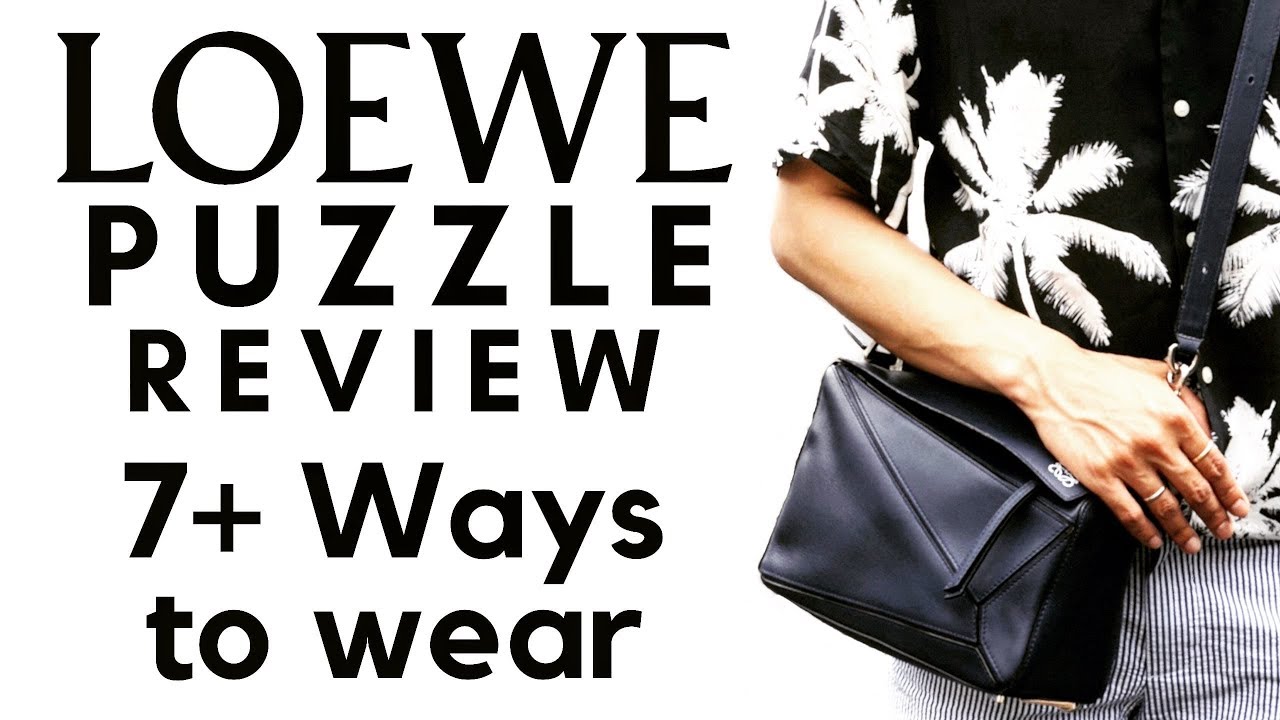 LOEWE PUZZLE BAG REVIEW + 7 and more ways to wear it + What fits + PROS & CONS