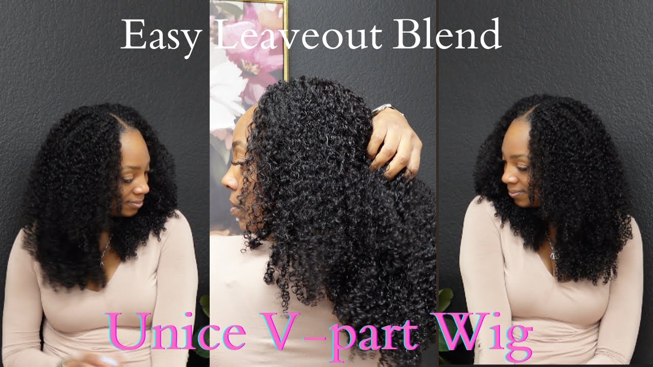 Самый натуральный вьющийся парик с V-образным пробором 😍 | @UNICE #vpartwig #naturalhair #protect...