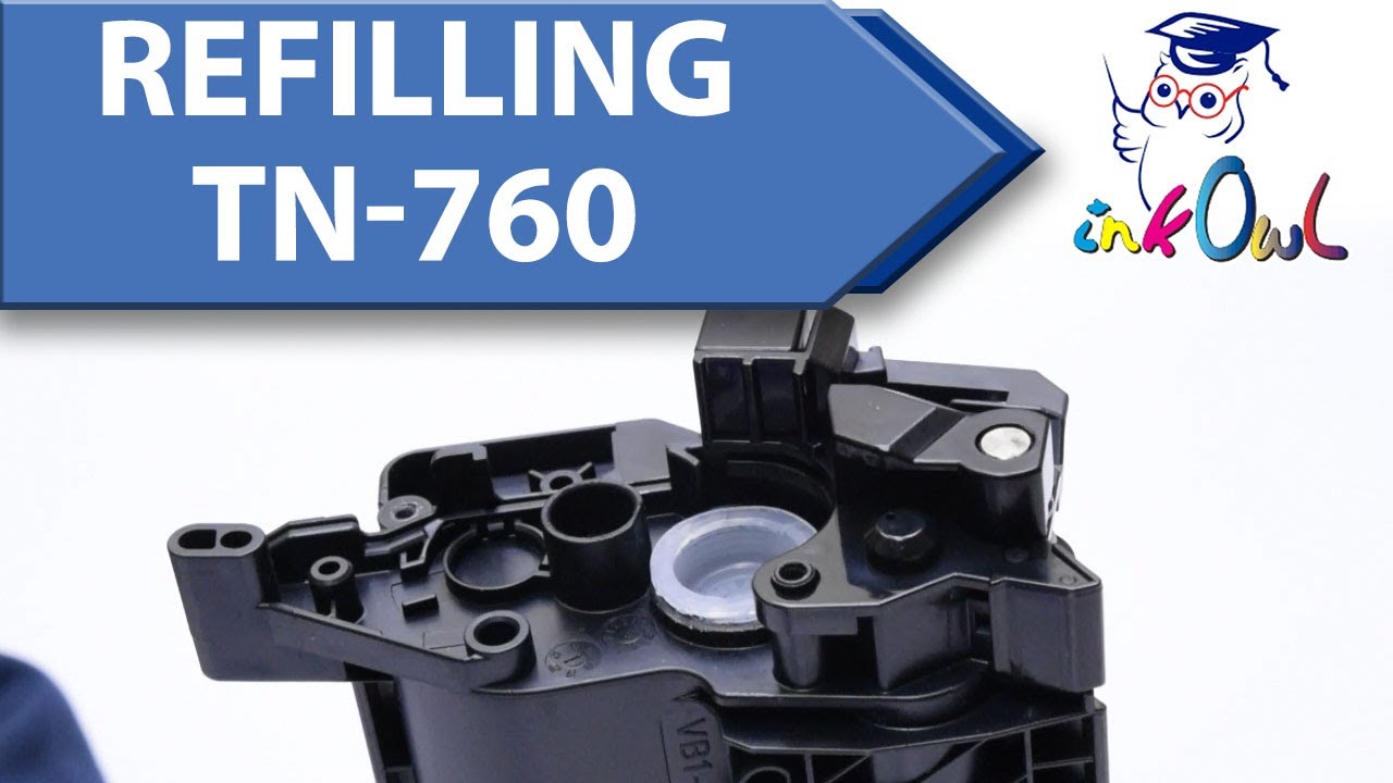 How to Refill a Brother TN-730, TN-760, TN-770 Cartridge