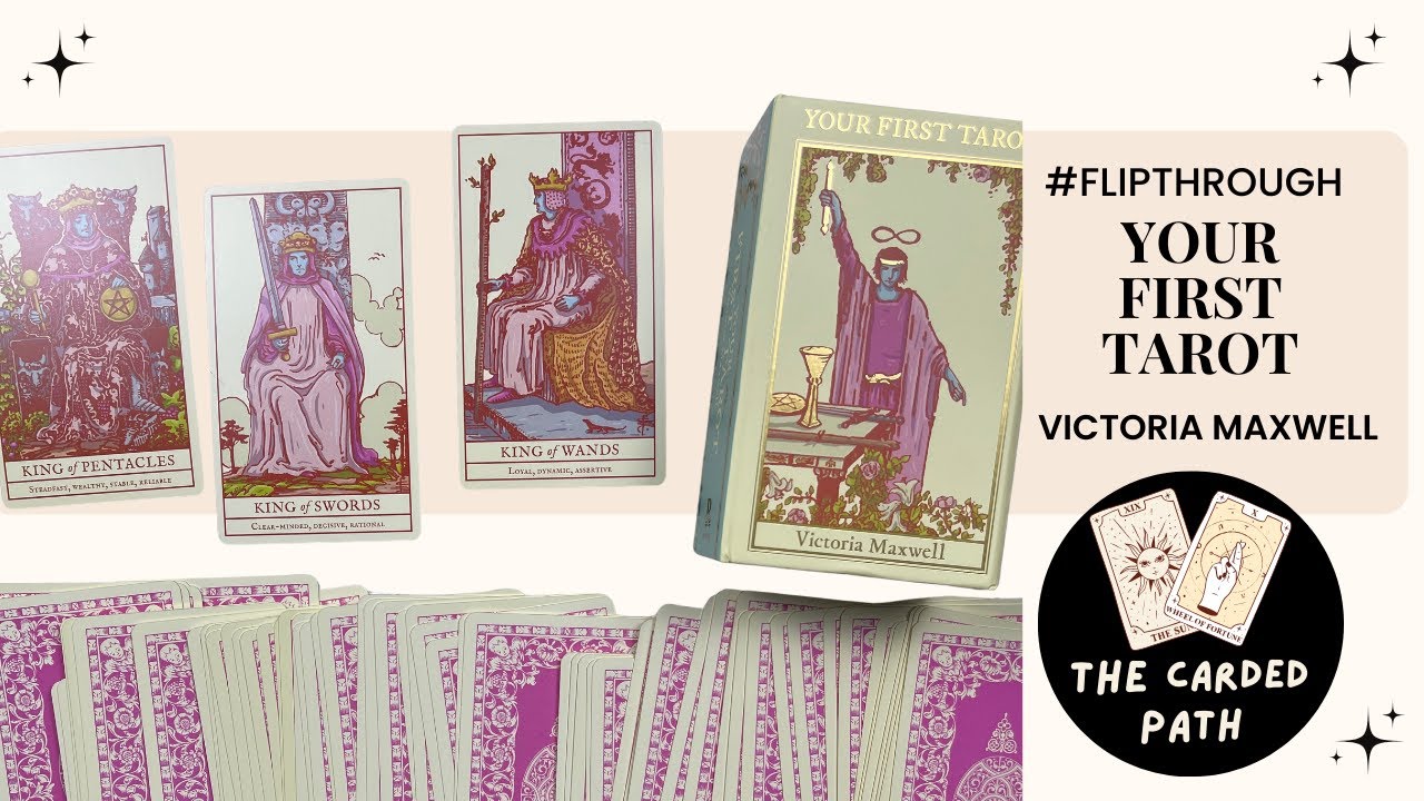Your First Tarot by Victoria Maxwell | New Release | Companion Guidebook | Silent Flip Through