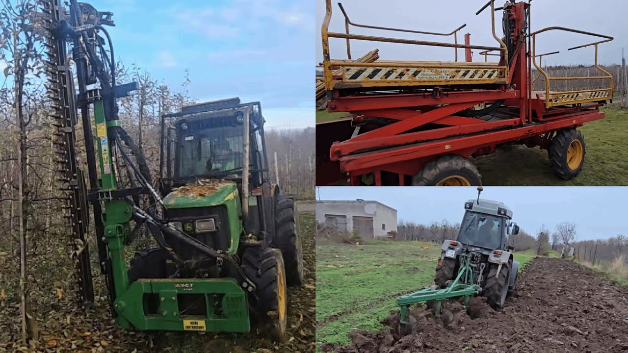 Listwa PRO CNC na gospodarstwie - Prace w sadzie - Zimowa orka - Nasze platformy