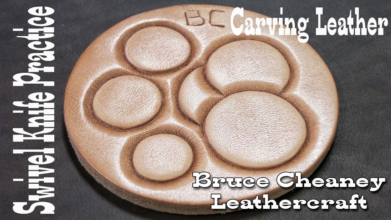 Swivel Knife Practice for Beginners - Leather Craft Ideas