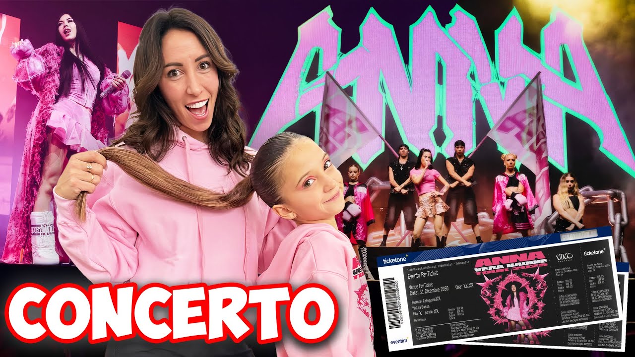 ANDIAMO AL CONCERTO DI ANNA PEPE , E' IL PRIMO CONCERTO DI FIGLIACHIARA E FIGLIODIEGO