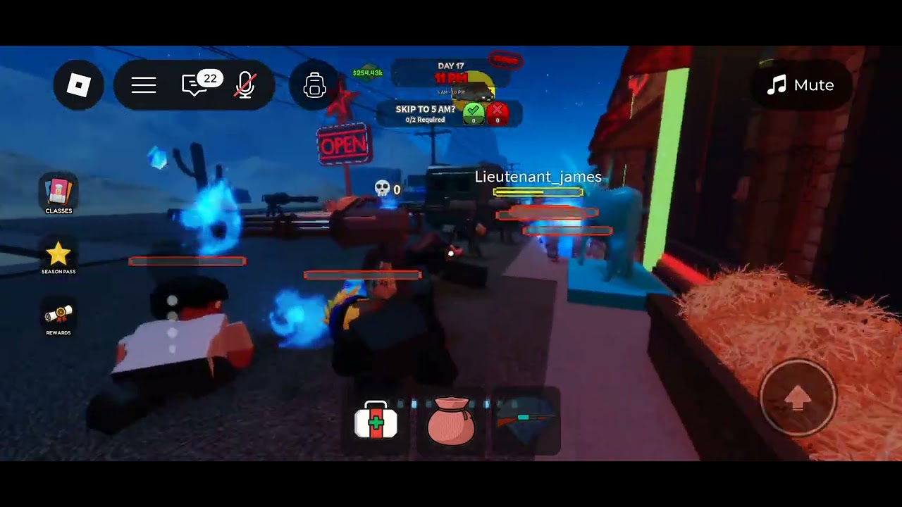 I play BugerZ with friends with GucciPlayz_lv