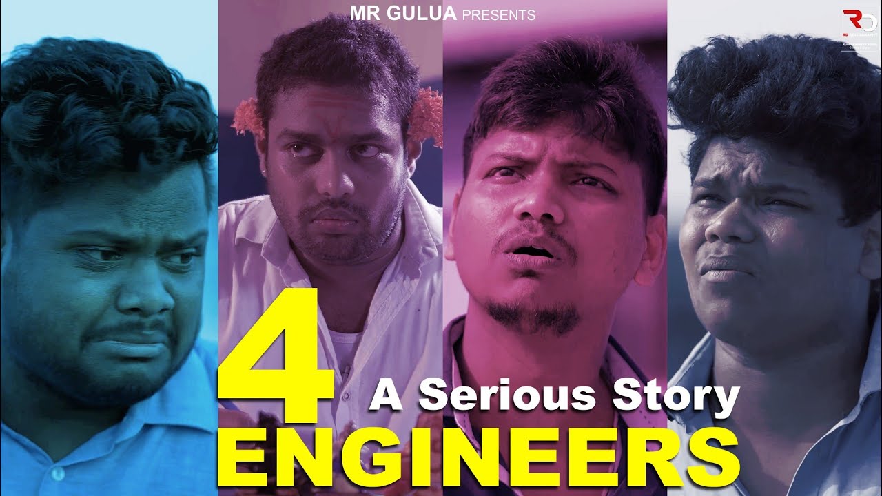 4 ENGINEERS Mr gulua new comedy// engineering exam comedy// Odia comedy// four engineers