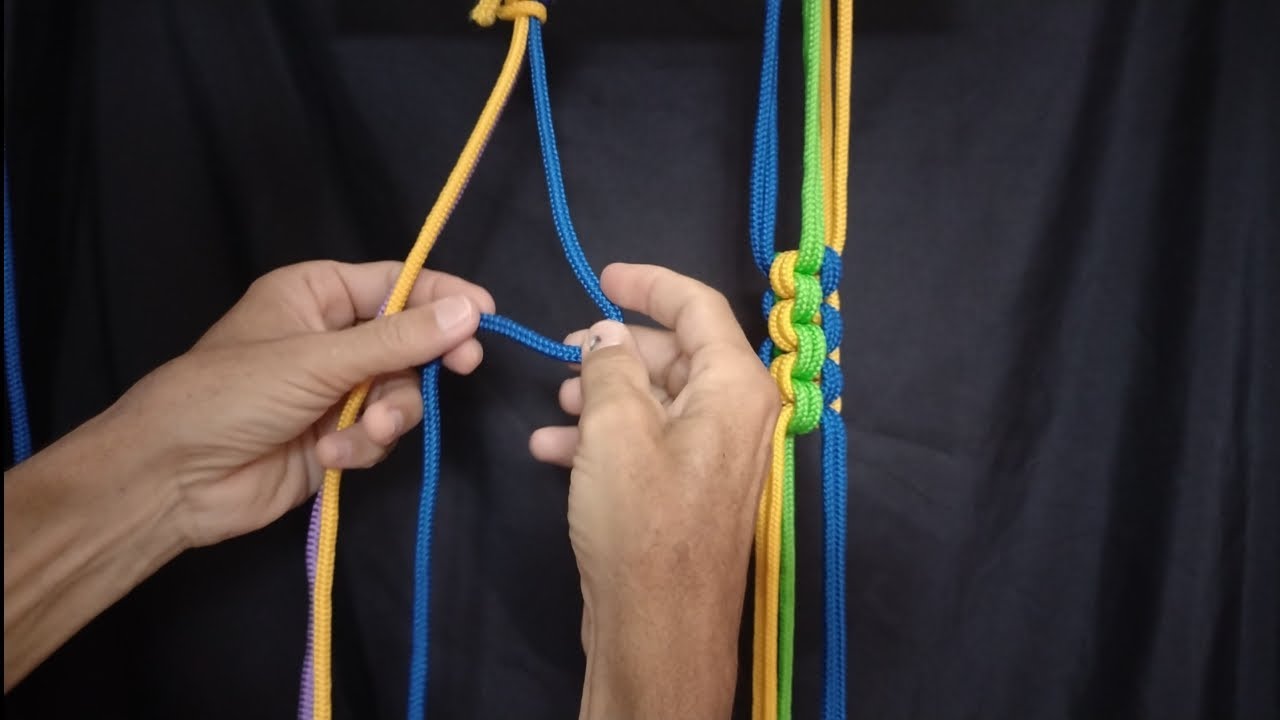 Guia para #pets #chaveiro ou alça para suporte de #plantas ? #diy #macrame